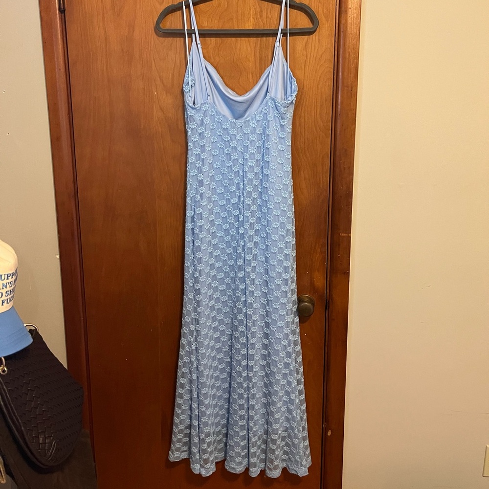 Bardot Adoni Midi Dress in Cornflower Blue Revolve - Picture 4 of 7